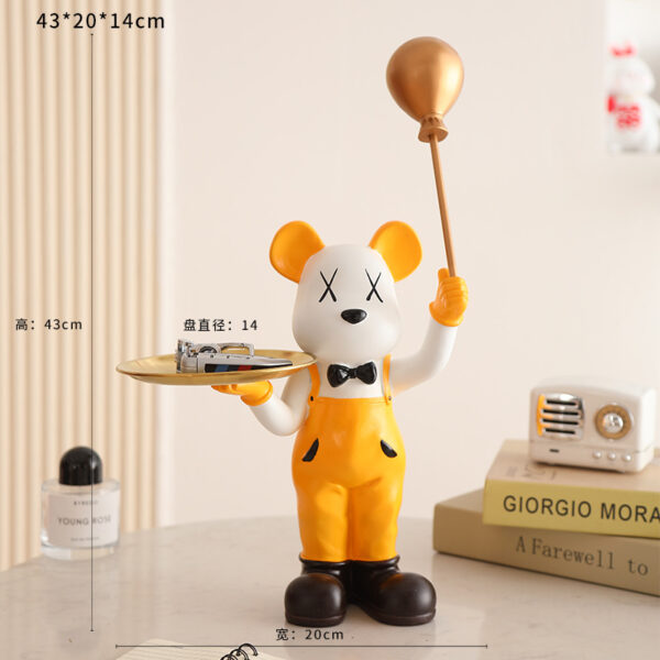 Tray balloon bear ornament - Imagen 4