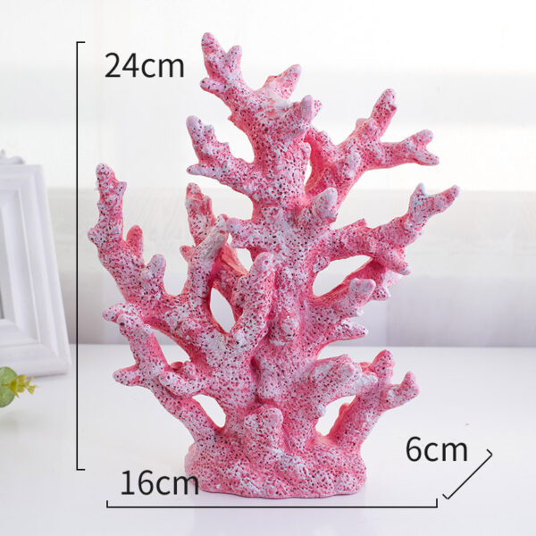 Resin ornaments in the shape of coral, Mediterranean simulation, ornaments, ornaments - Imagen 6