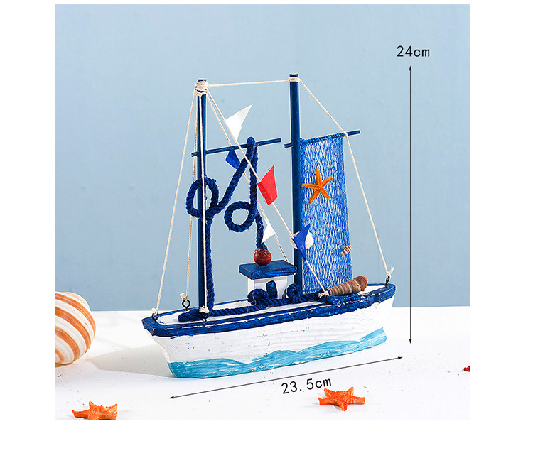 Wooden carving boat, gift sailboat